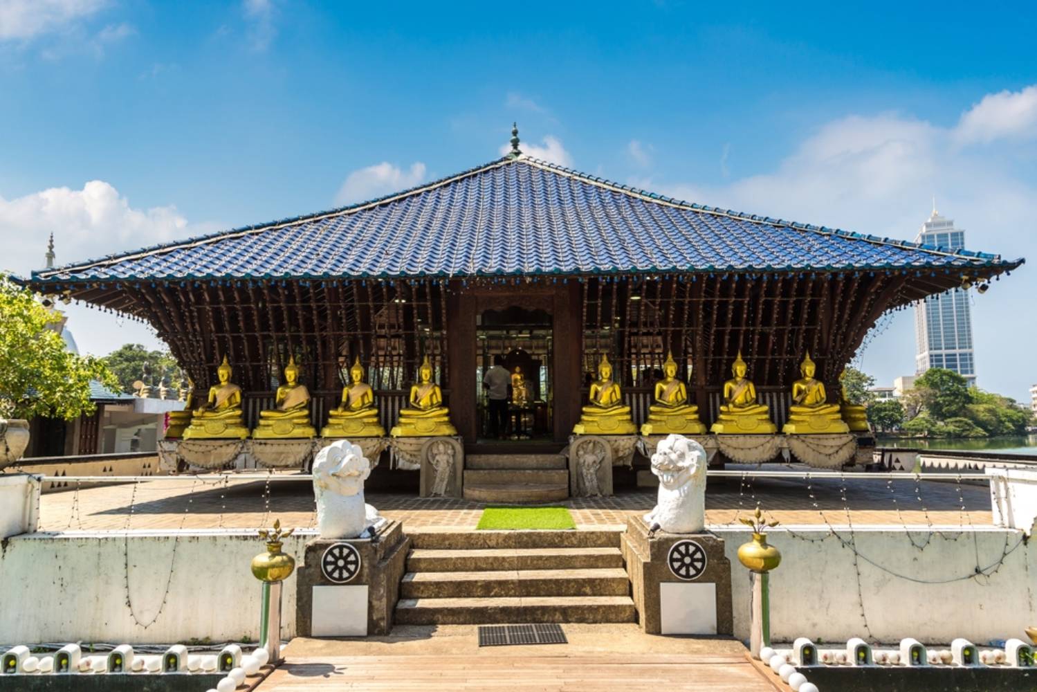 Seema Malakaya Temple in Colombo, Sri Lanka
