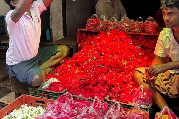 Exploring Chennai Bustling Markets: Guided Tour by Foot